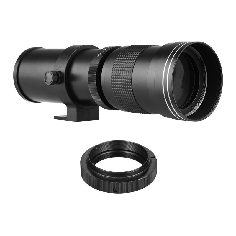 Super Telephoto Zoom Lens: 420-800mm F/8.3-16 Manual Focus - T-Mount With Adapter Ring, Metal Body For Sony Alpha-Mount And Minolta AF-Mount Cameras - Image 1