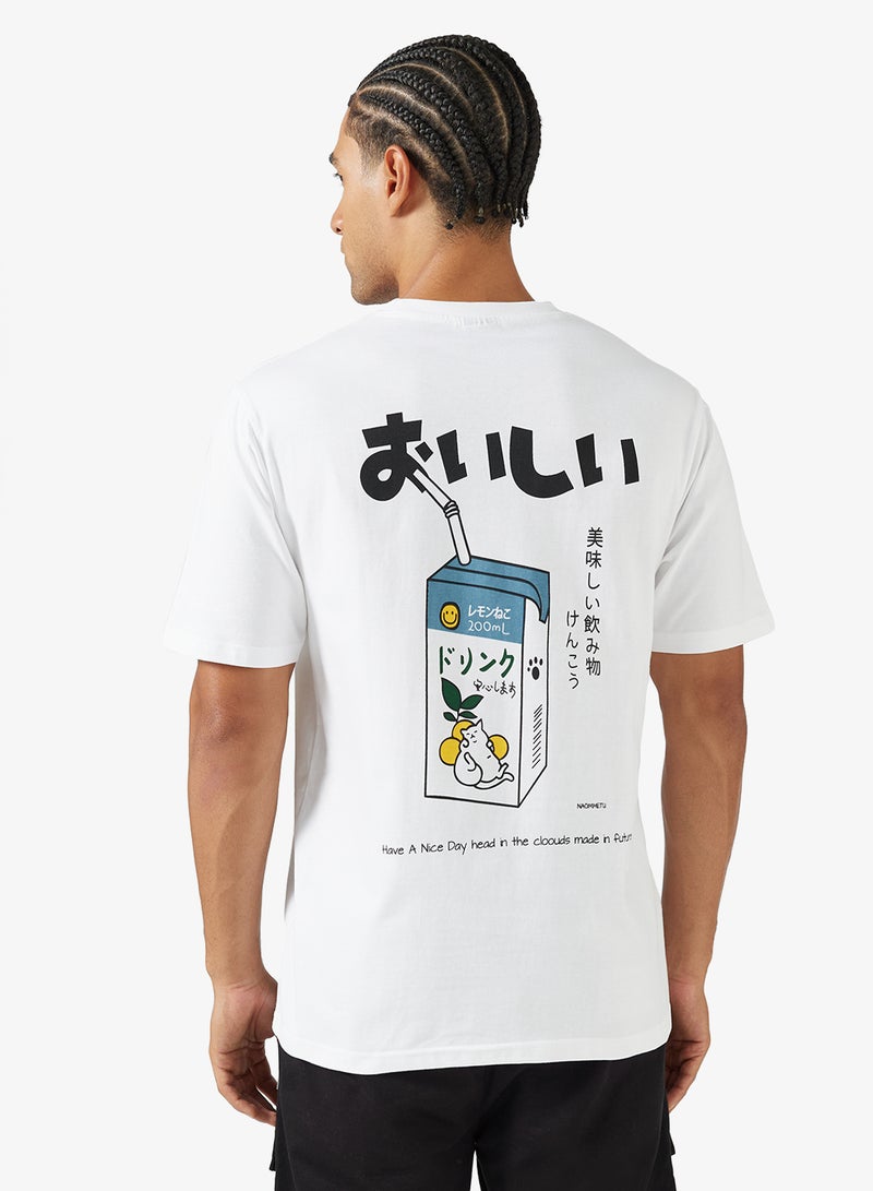 Seventy Five Graphic Print Regular Fit T-Shirt - Image 1