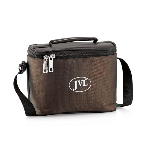 JVL Trixo Stainless Steel Lunch Box Set of 3 Leak-Proof Containers Capacity (200ml,300ml,450ml) & 1 Tumbler (500ml) with Insulated Bag & Cutlery Included, Ideal for Office, School & Travel (Trixo-1) - Image 2