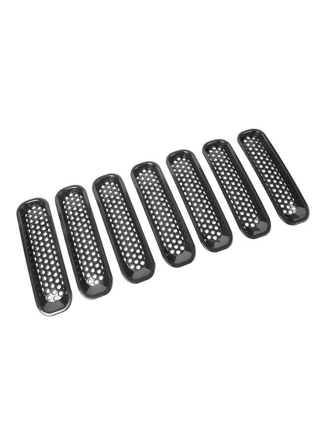 7-Piece Front Grille Gaurd For Jeep Wrangler - Image 1