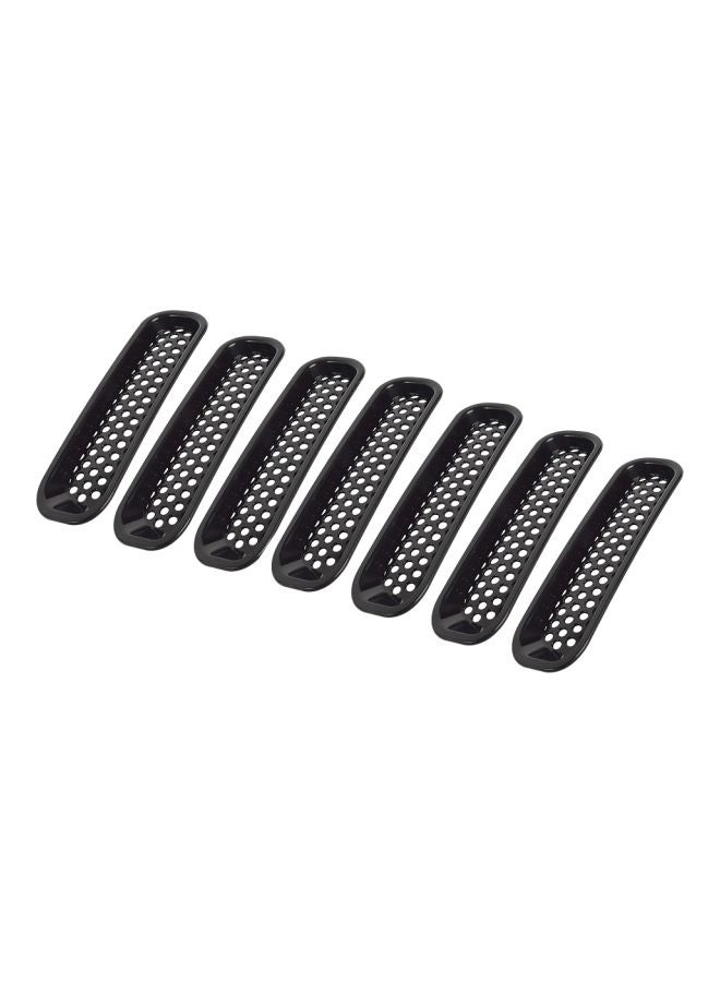 7-Piece Front Grille Gaurd For Jeep Wrangler - Image 3