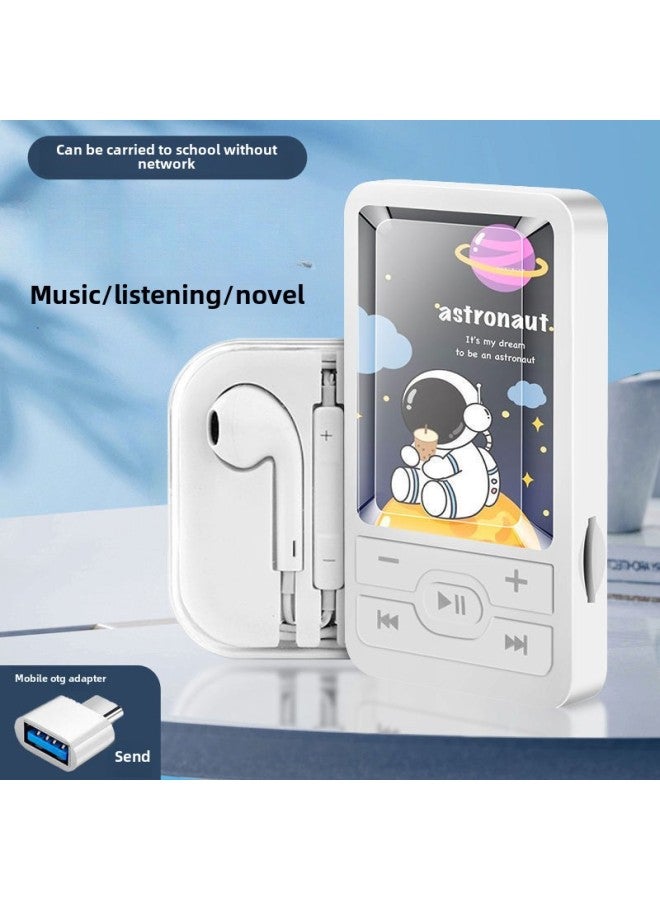 Students Listen To Music Mp3 Walkman High School Students Boys And Girls Mini Portable Sports Music Player Changmai-Body Color:A1 Cole Duck-Memory Capacity:No External Noise, 32g Can Store 8000 Songs + 4-piece Set  - Image 5