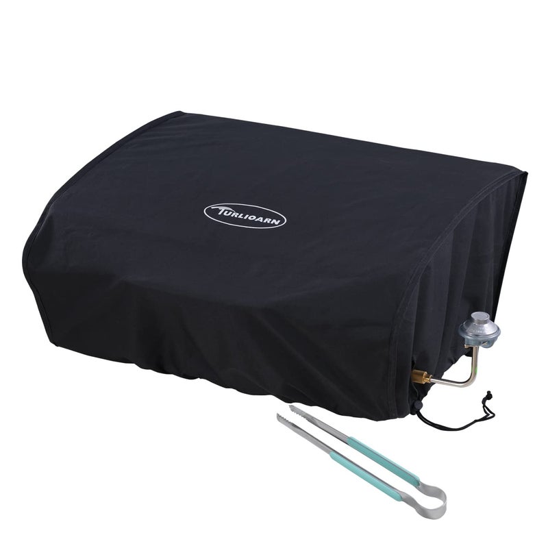 TURLIOARN Cover for Blackstone 22 inch Griddle Water Resistant 600D Polyester Heavy Duty Flat top 22" Gas Grill Cover Exclusively Fits Blackstone 22" Griddle Cooking Station-22in with Hood Cover - Image 1