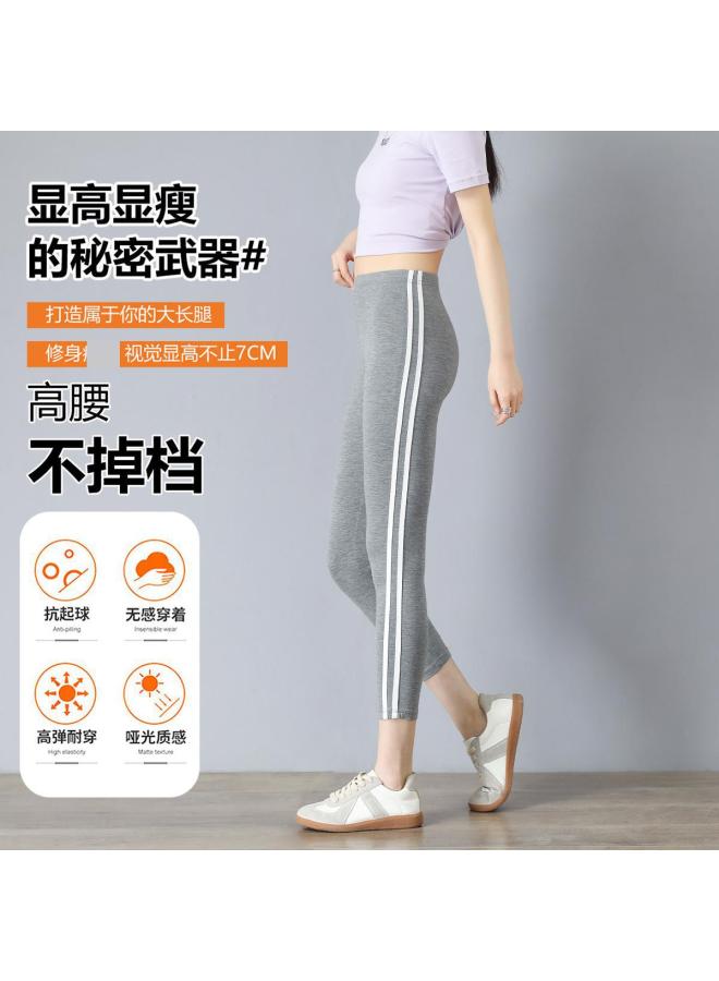 pincai Thin, Breathable, High-Waisted Lifting, Shaping, Slimming, Leg-Lengthening, Versatile, Slim-Fit, Ankle-Length Fitness Sport Leggings For Women - Image 2