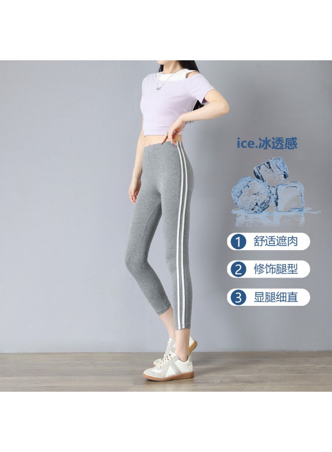 pincai Thin, Breathable, High-Waisted Lifting, Shaping, Slimming, Leg-Lengthening, Versatile, Slim-Fit, Ankle-Length Fitness Sport Leggings For Women - Image 3