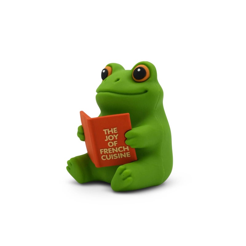 GOOFBALLS Little Readers â€“ Cute Figurines for Bookshelves, Desks, Terrariums & Home Decor â€“ Book-Loving Animal Statues - Frog - Image 2