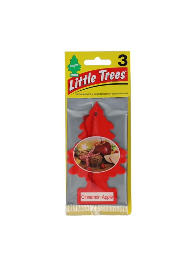 ليتل تريز بطاقة تعليق معطر جو بنكهة القرفة والتفاح مكونة من 3 قطع - Image 1