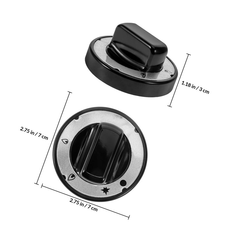 Red High Temperature Resistant Bakelite Gas Grill Knob 70mm Diameter Commercial Kitchen Stove Replacement - Image 3