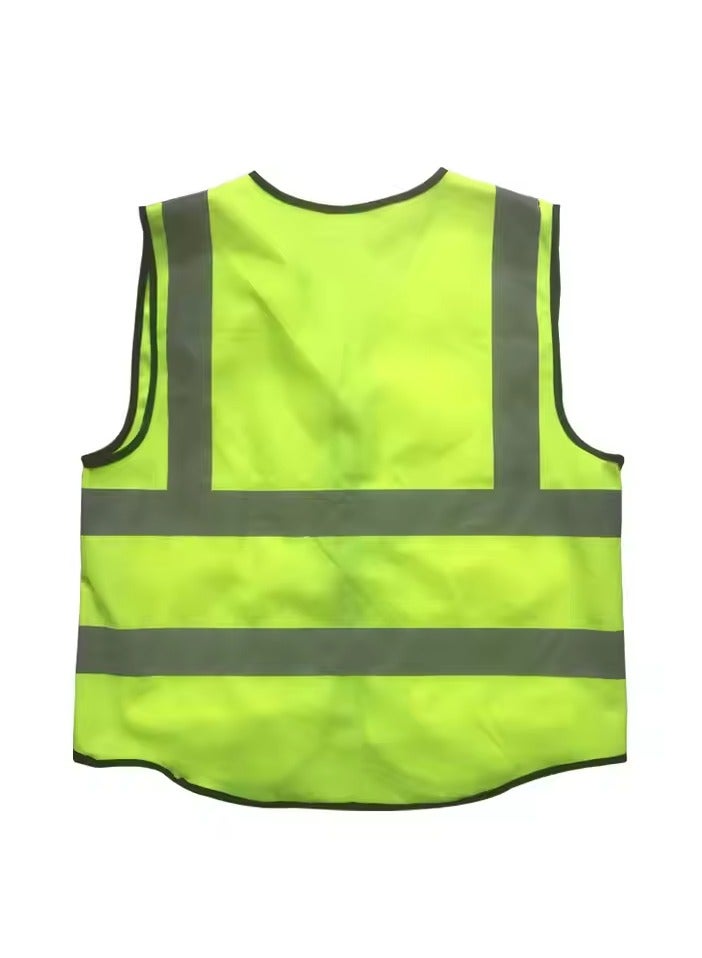 Generic High-visibility safety vest with night reflector. - Image 3