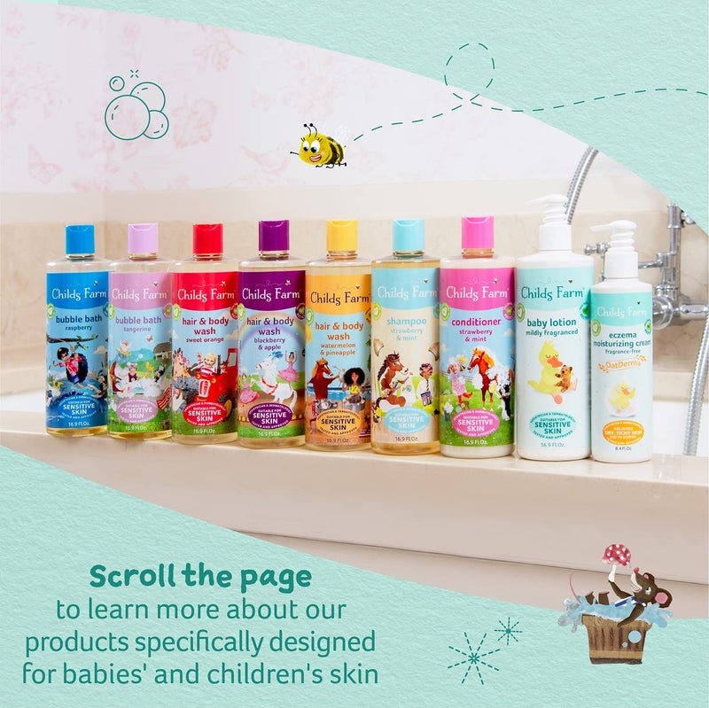 Childs Farm Baby Lotion for Sensitive Skin Moisturizer for Dry Skin 169 oz Lightly Fragranced Vegan CrueltyFree - Image 5