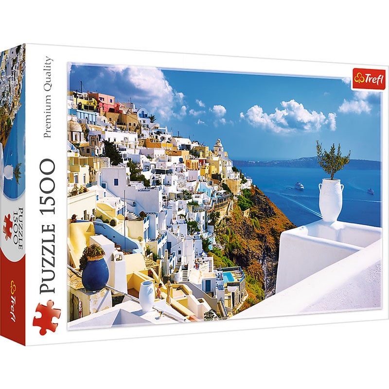 Trefl - Santorini Greece Puzzle 1500 Pieces - 26119 - Image 1
