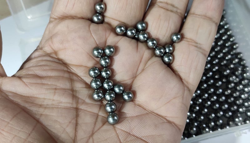 OMX 100 Pieces of Steel Iron Bearing Balls (6MM) - Image 2