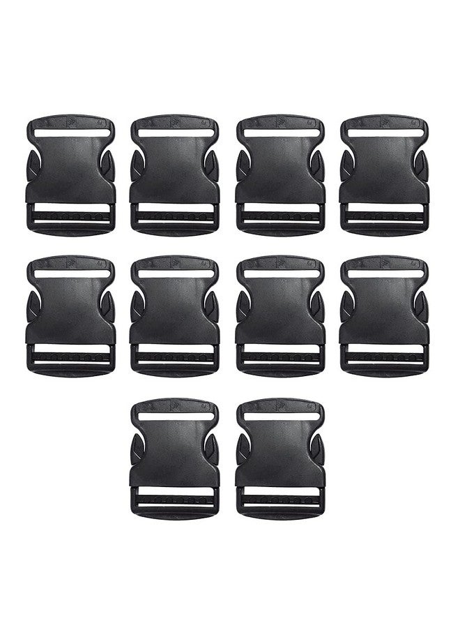 Risan Heavy Duty Quick Release Buckles Adjustable Clips Snaps for Nylon Strap Backpack Webbing Belt Dog Collars Sturdy Size 1‚Äù inch 10 Pcs - Image 1