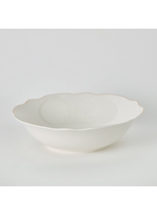 Home Box Ivory Salad Bowl 23.5 x 6.3 x 23.5 cm - Image 5