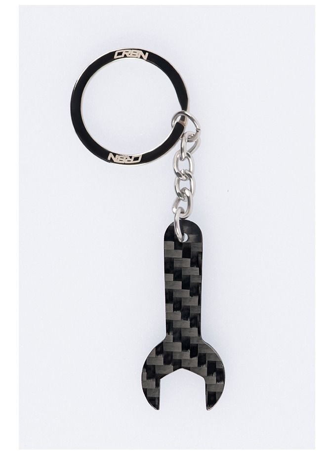 سي ار بي ان سلسلة مفاتيح من ألياف الكربون على شكل مفتاح  نسج قطني طويل - Image 1