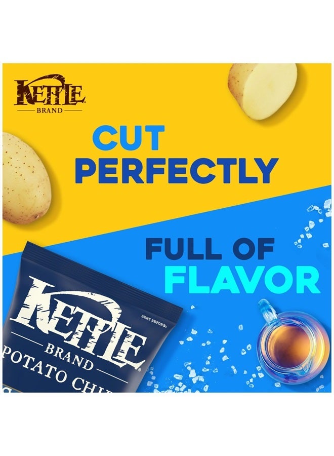 Kettle Brand Sea Salt and Vinegar Kettle Potato Chips, Gluten-Free, Non-GMO, 7.5 oz Bag  - Image 2