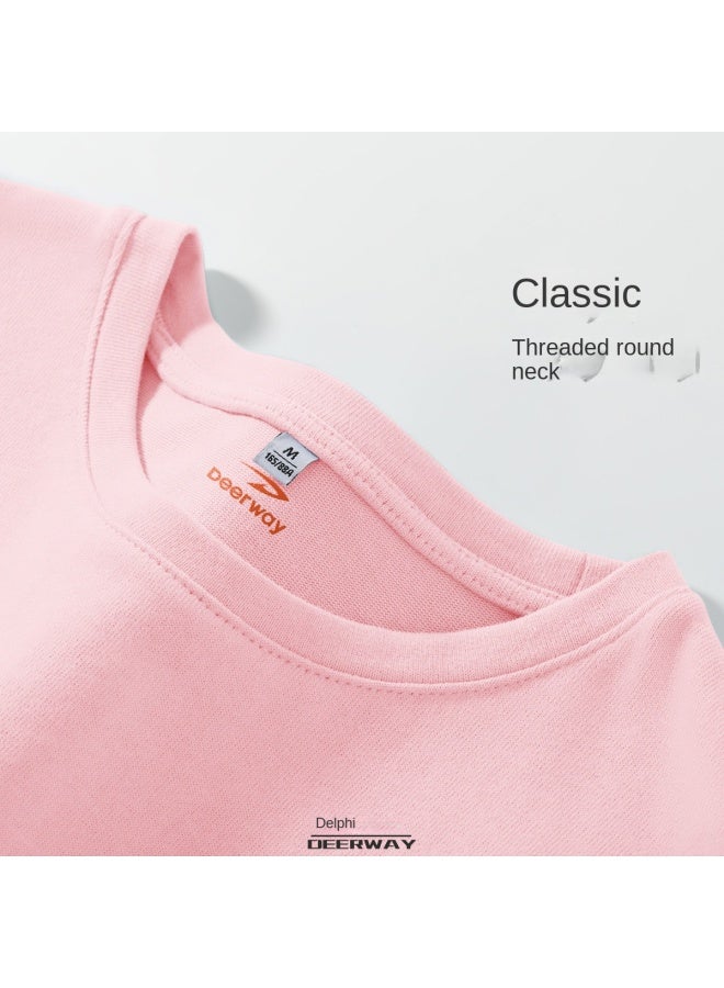 Women's Clothing】pure Cotton Long Sleeve T-shirt For Women, Breathable Knitted Round Neck Casual Sports Tee, Base Layer Top - Image 4