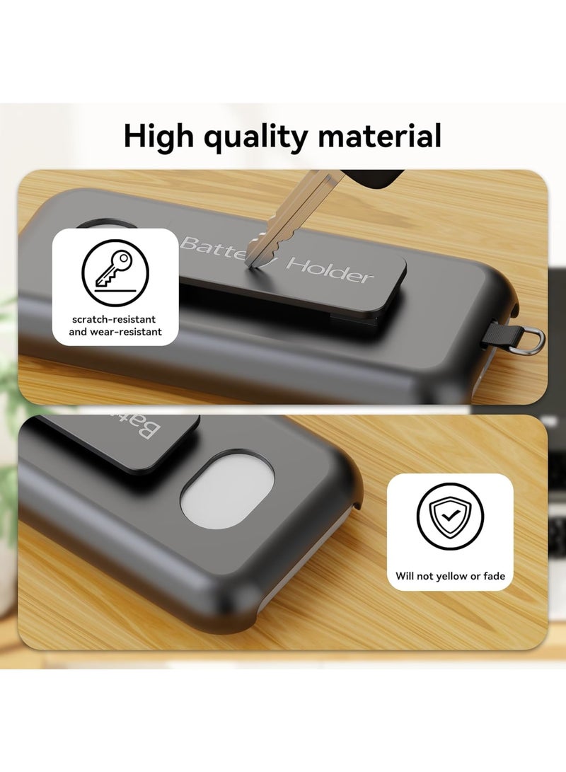 Zikra Battery Case for Apple Vision Pro VR, Portable WaterProof Battery Holder with Belt Clip and Cross-Body Strap, All Around Protect Battery Holder for Apple VR Accessories, Black - Image 5