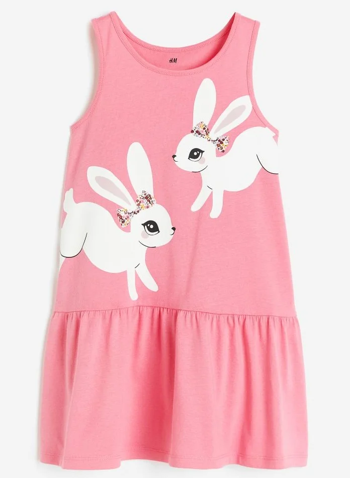 اتش اند ام Kids Patterned Jersey Dress