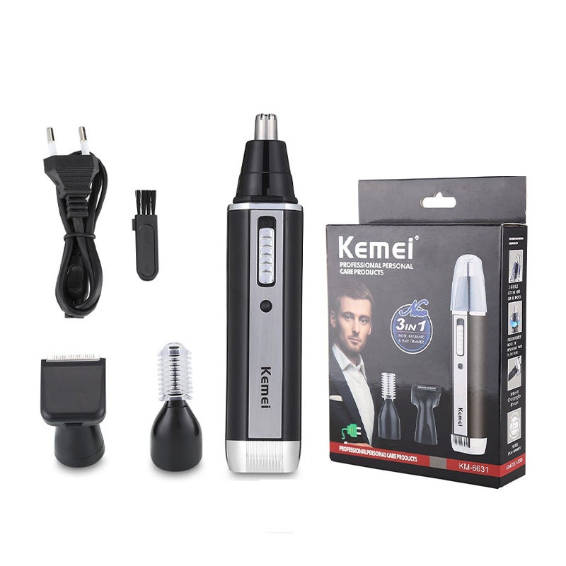 Generic Kemei KM-6630 4-in-1 Nose Trimmer Set KM-6631 (European regulations) 