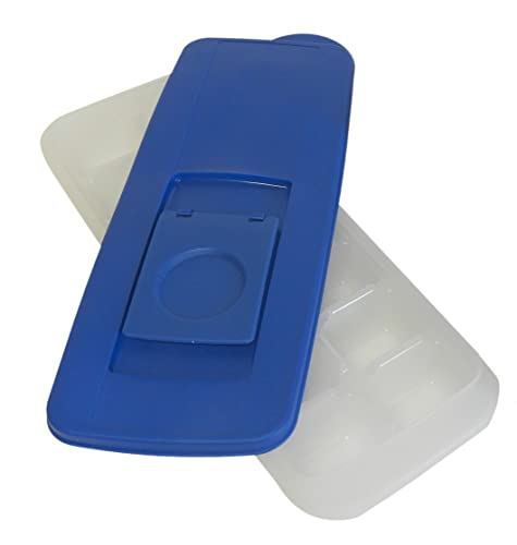 Home Style 2-Pack No-Spill Ice Cube Trays with Lids – BPA-Free, Easy Release & Stackable Freezer Trays – Covered Ice Molds for Drinks, Whiskey, Cocktails, and Juice – Blue - Image 5