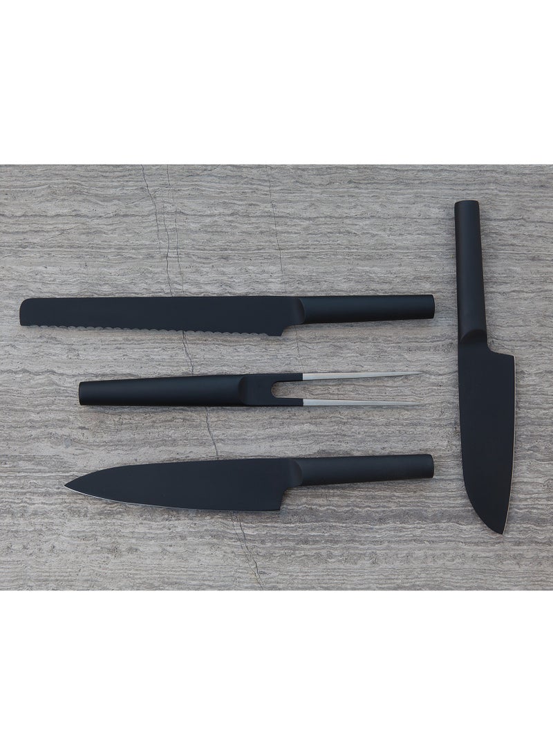 بيرجوف بيرجهوف - سكين خبز أسود 23 سم كورو - شفرة مسننة حادة من الفولاذ المقاوم للصدأ - طلاء من التيتانيوم غير لاصق - مثالية للخبز والمعجنات والفواكه والخضروات ذات القشرة القاسية  - منتج بلجيكي - Image 3