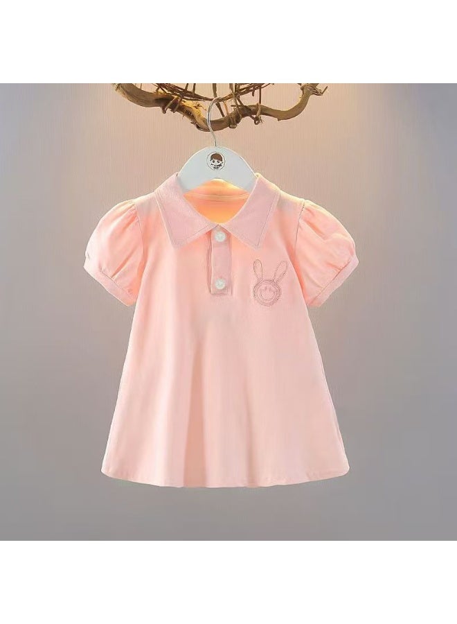 دوكو Baby Girl Frock - فستان صيفي للبنات 0-3 سنوات الأحجام  فستان عيد ميلاد الكتان للرضيع والطفل الصغير  ملابس طفلة خفيفة الوزن والناعمة - Image 1