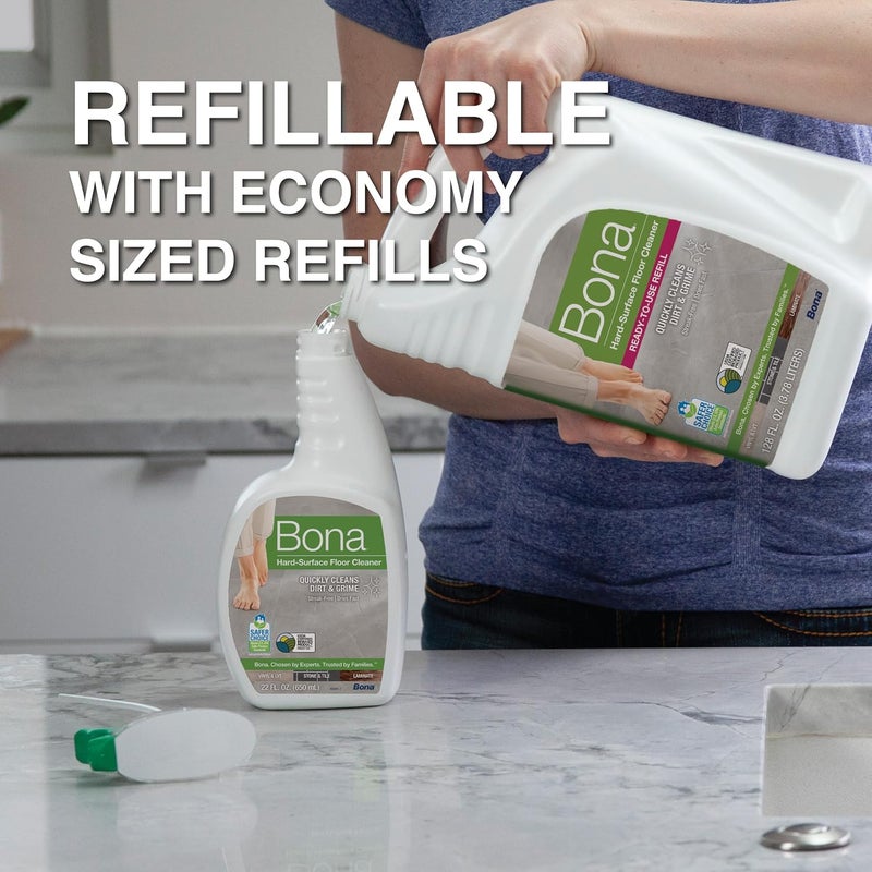 BONA SPRAY CLEANER FOR INSULATED, STONE TILE, AND VINYL, UNSCENTED, 32 OZ - Image 4