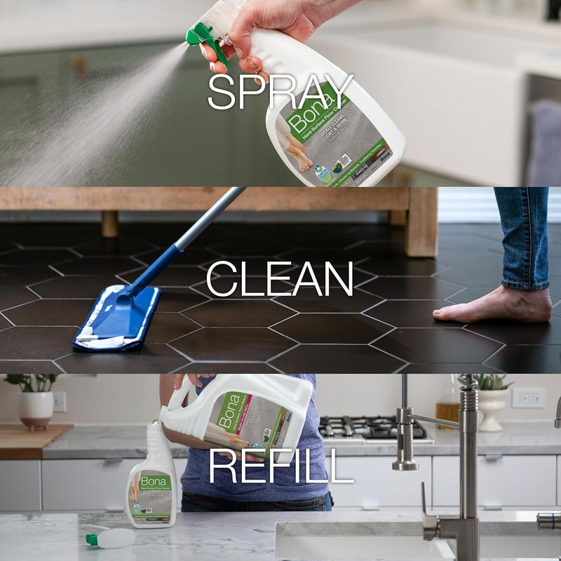 BONA SPRAY CLEANER FOR INSULATED, STONE TILE, AND VINYL, UNSCENTED, 32 OZ - Image 5