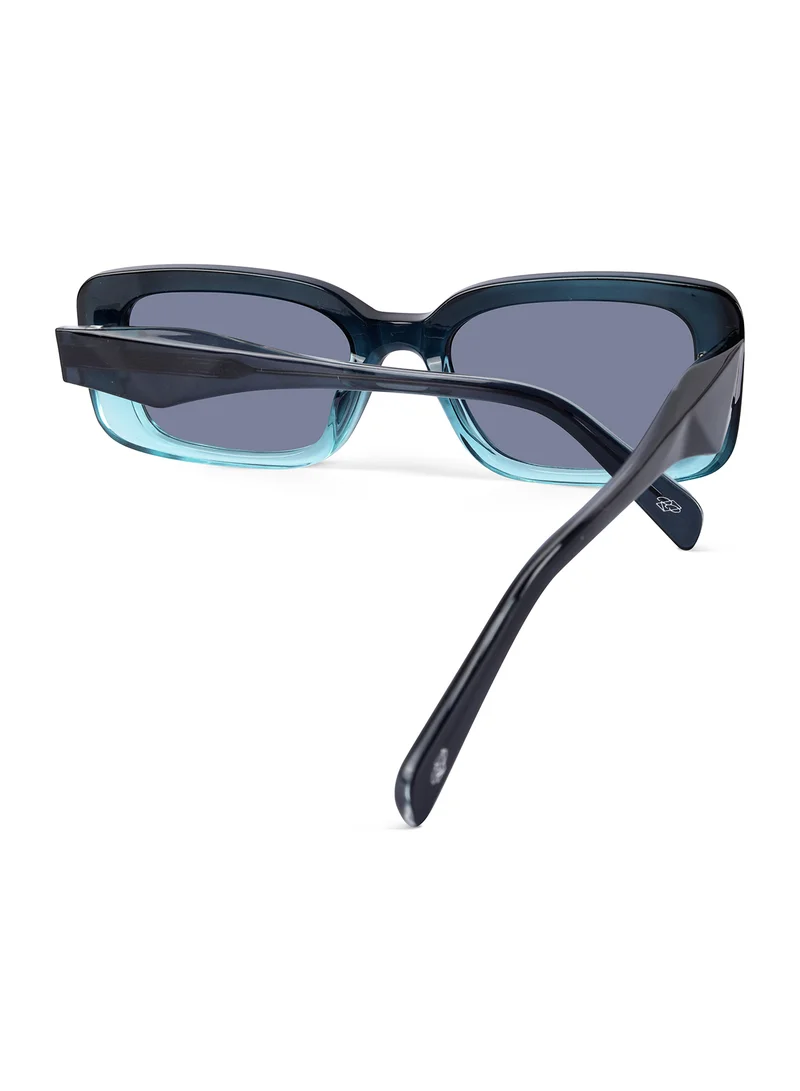 Woggles Red Pappy Eldrion Blue Oversized Sunglasses