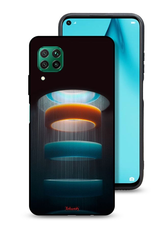 Tolwak Huawei nova 7i Protective Case Cover Rings Art Pattern - Image 1
