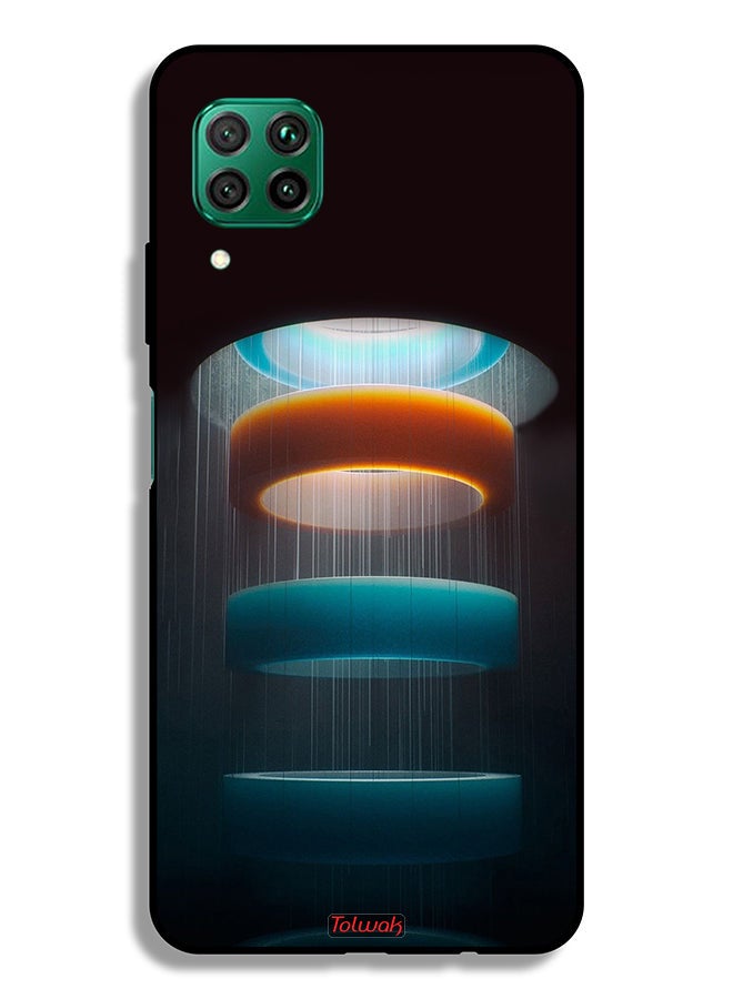 Tolwak Huawei nova 7i Protective Case Cover Rings Art Pattern - Image 2