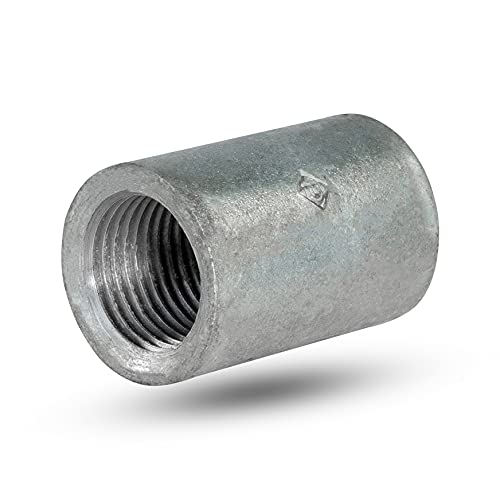 SUPPLYGIANT Supply Giant NHTD0300 1" Straight Merchant Steel Coupling With Galvanized Coating" - Image 1
