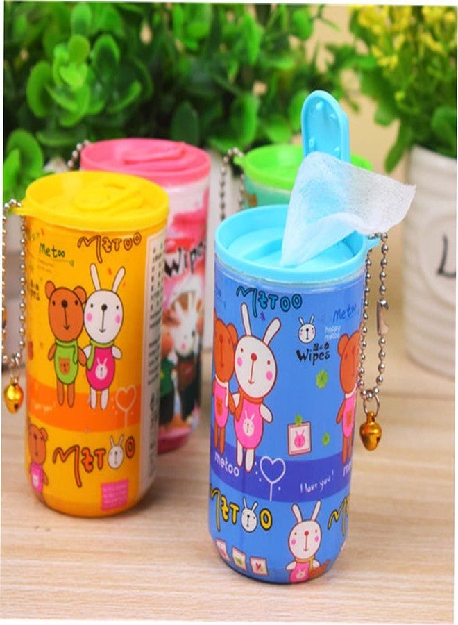 Newvent Wet Wipes Cane Rayon Material 4pcs Wet Wipe Tissues can For Cleaning Face Body For Kids Women And Men - 30 Pcs Each Cane - Image 2