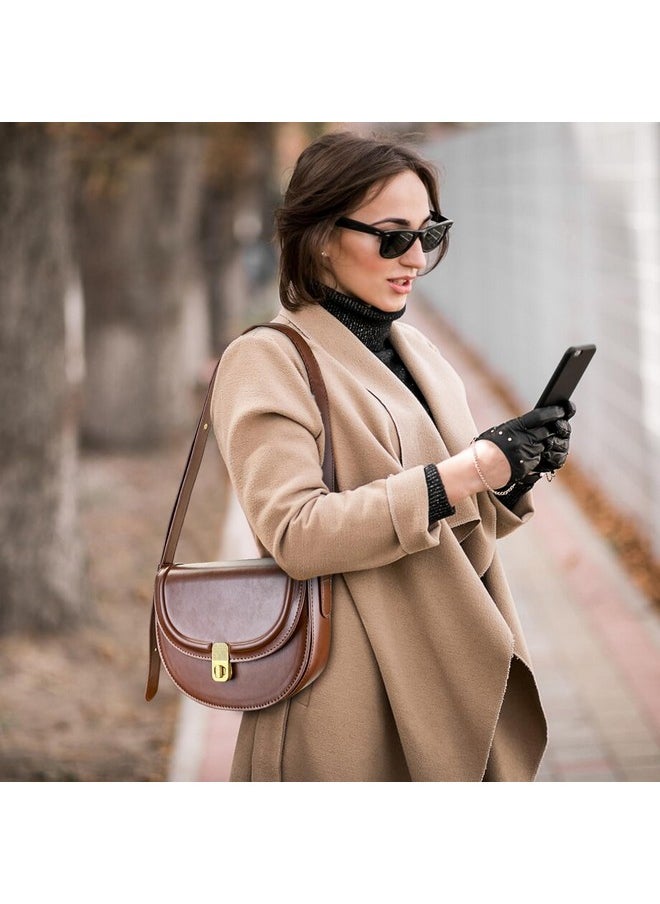 WisePoint - Crossbody Purses For Women, Leather Purse Small Crossbody Bags For Women, Fashionable Shoulder Bag Cross Body Purse (Brown) - Image 1