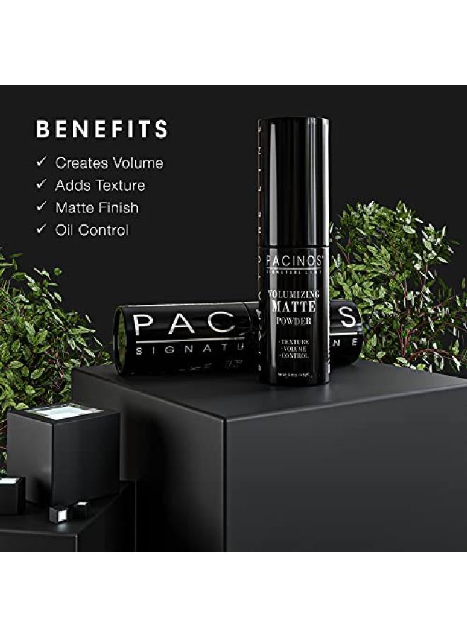 Pacinos Volumizing Matte Hair Powder Adds Texture Volume Controls & Absorbs Excess Oil For Natural Finish All Hair Types 4.5 G. - Image 3