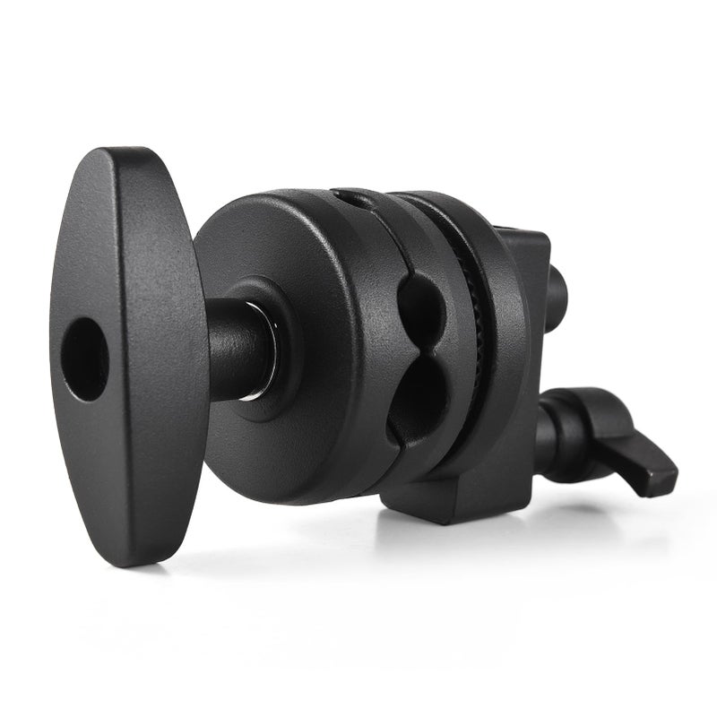 ANDOER Andoer Multi Functional Heavy Duty, Multi-Functional Light Stand Mounting Adapter Heavy Duty Swivel Head Holder Grip  - Image 1