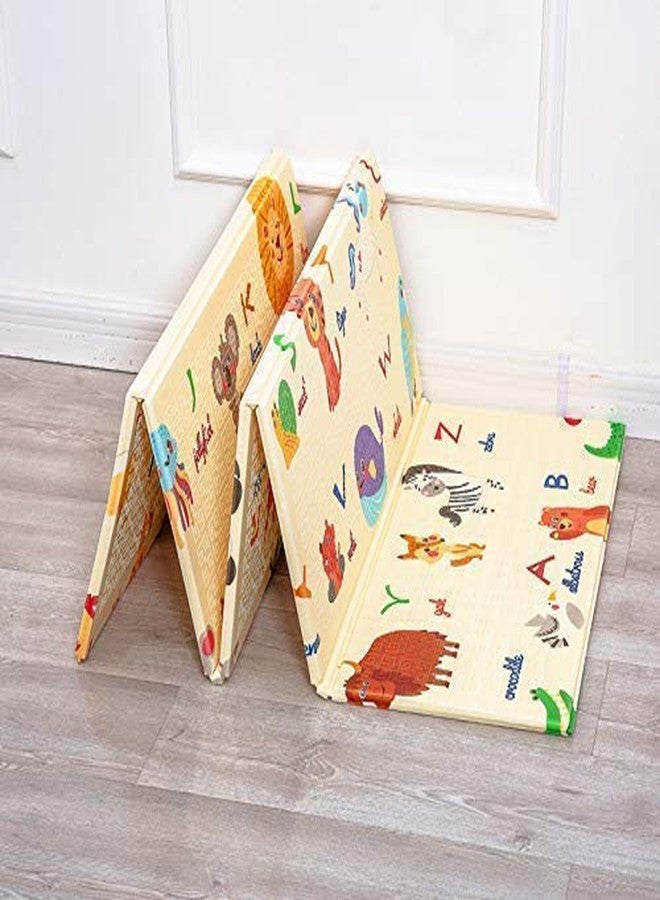 MVM Enterprise(6 X6.5 Ft)Waterproof Extra Large Size Double Side Big Soft Baby Play Crawl Floor Mat For Picnic,School,Home With Waterproof Portable Outdoor/Indoor Use Folding Foam Play Mat,Multicolor - Image 1