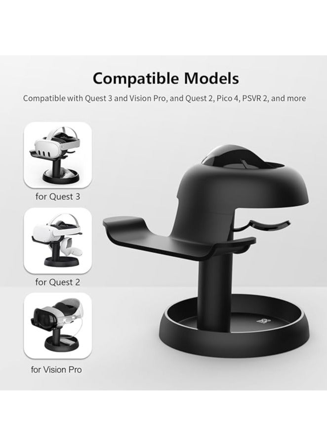 General Stand For Quest 3/PICO 4/PS VR2 compatible VR headset accessories, headset and controller stand for Quest/Quest 2  - Image 2