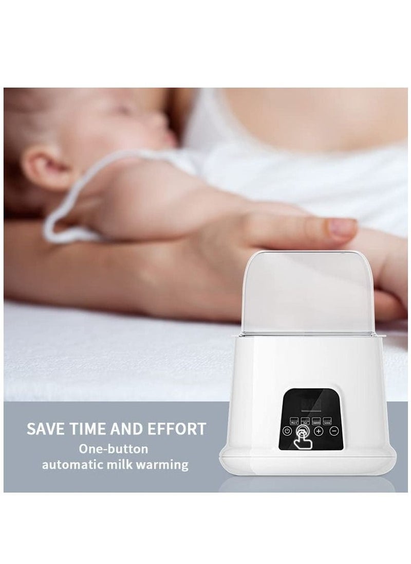 XiuWoo - 4-in-1 Smart Thermostat Double Bottle Warmer, Milk Warmer, Food Heater and Bottle Sterilizers with Intelligent LED Temperature Panel Control - Image 1