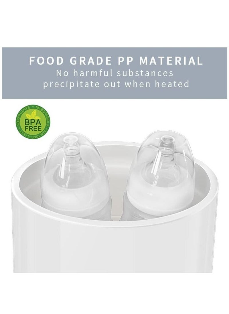 XiuWoo - 4-in-1 Smart Thermostat Double Bottle Warmer, Milk Warmer, Food Heater and Bottle Sterilizers with Intelligent LED Temperature Panel Control - Image 1