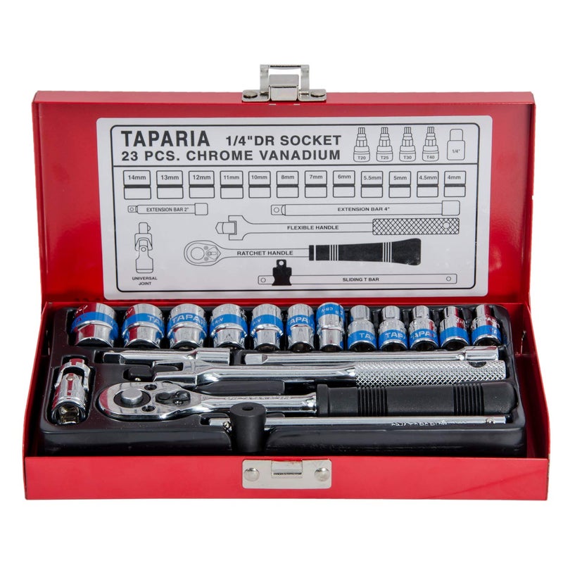 Taparia طقم مفاتيح صمولة مربع 14 بوصة Taparia S14H - Image 1