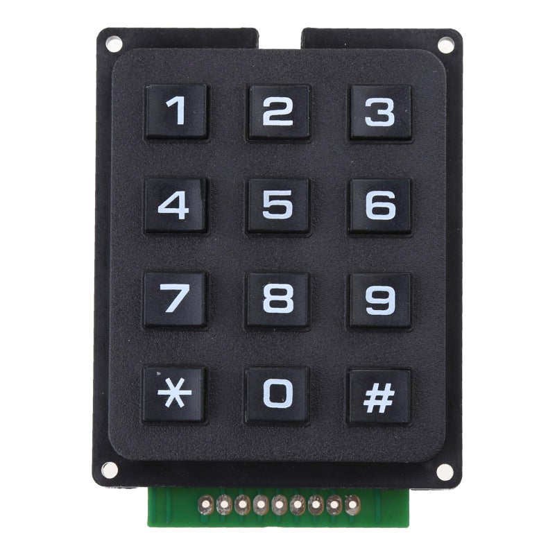 3x4 Matrix Membrane Keypad Keyboard 12 Keys Control Panel Switch Array - Image 2