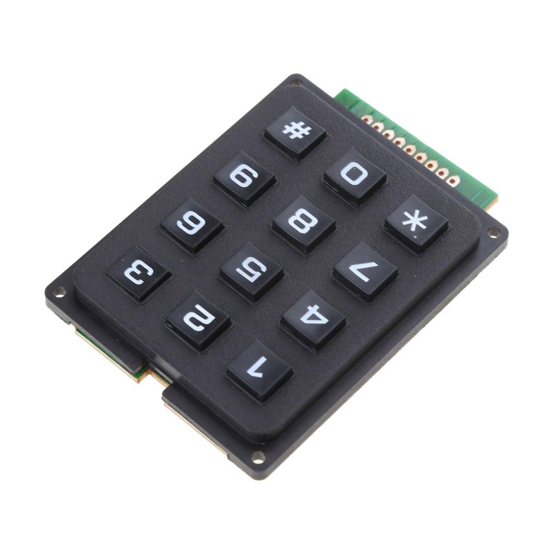 3x4 Matrix Membrane Keypad Keyboard 12 Keys Control Panel Switch Array - Image 5