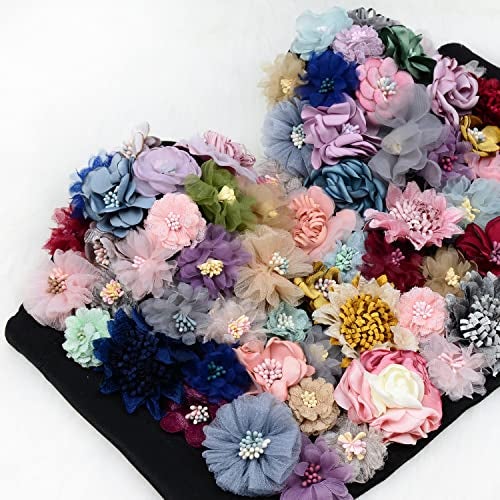 ELLACCI Women's 3D Floral Bustier Crop Top Wedding Party Club Bra Tops Small 36/80 Black - Image 5