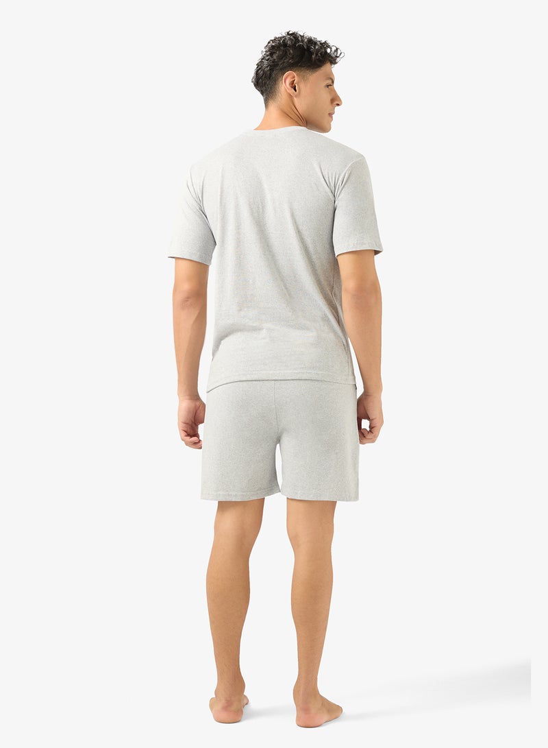 سفنتي فايف طقم بيجامة تي شيرت وشورت - Image 2