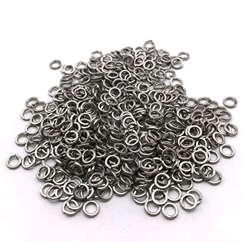 NACX M3 Split Lock Washer, 304 Stainless Steel Spring Lock Washer, 500Pcs - Image 1