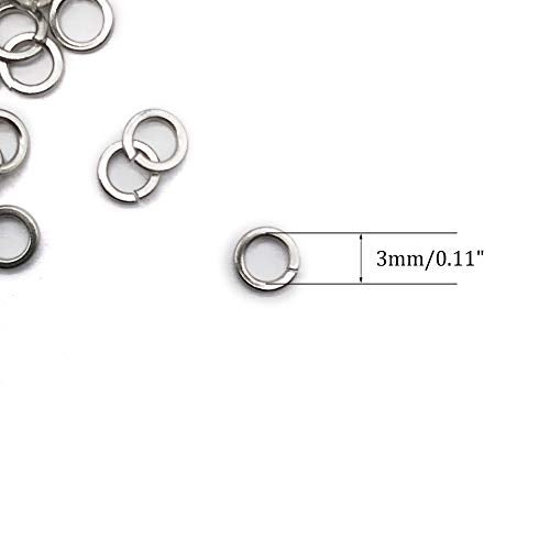 NACX M3 Split Lock Washer, 304 Stainless Steel Spring Lock Washer, 500Pcs - Image 2