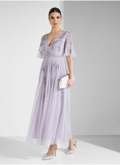 Maya Embellished Tulle Maxi Dress  - Image 1