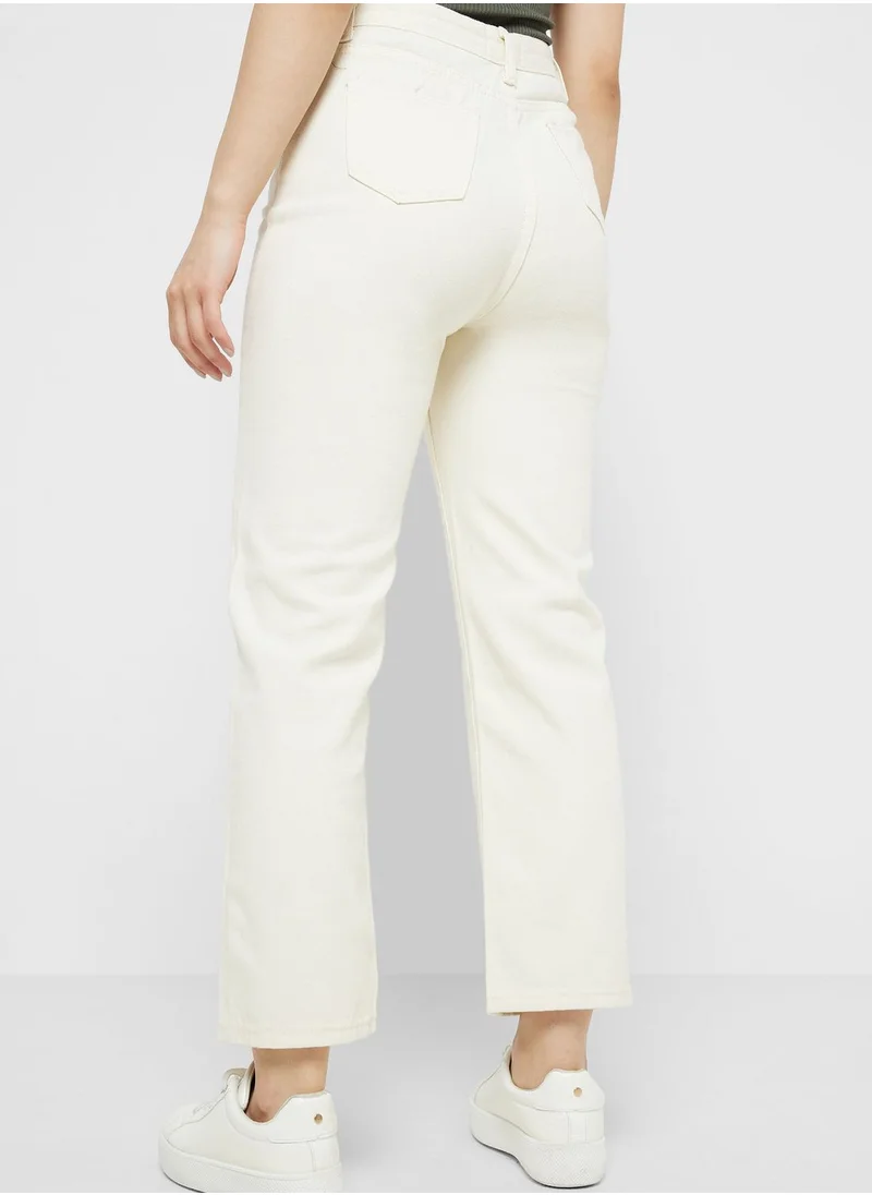 Ginger High Waist Straight Fit Jeans